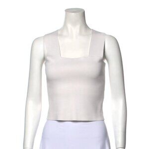 A.L.C.  Square Neckline Sleeveless Crop Top
